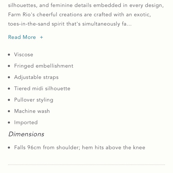 Anthropologie x Farm Rio Palila Fringe Midi Dress - Picture 4 of 5